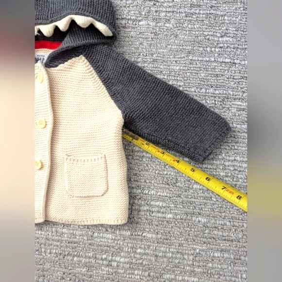 Baby GAP (3-6 Months) Knit Button Down Shark Sweater/Jacket - Picture 12 of 13